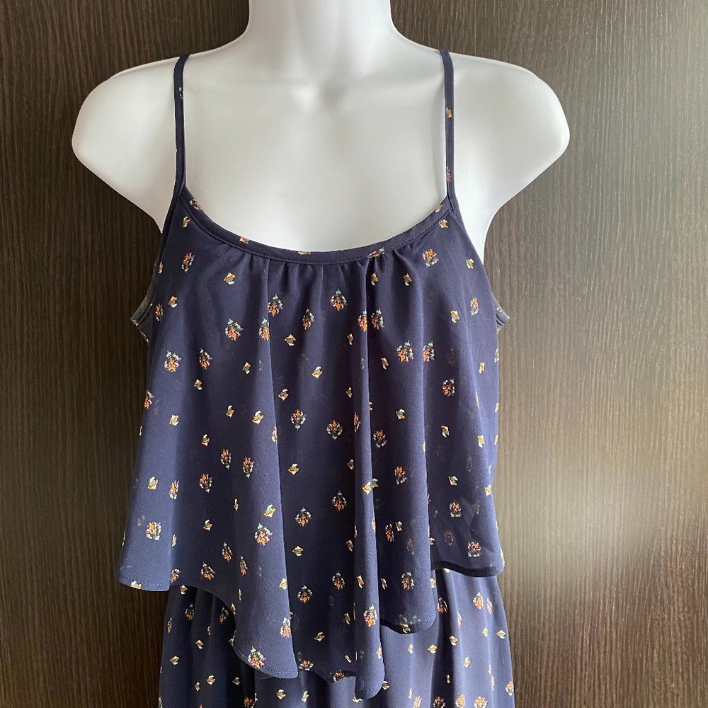 Navy Boho Maxi Dress